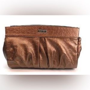 New miche Kandace shell bronze ostrich cover for convertible classic bag NWT NIB